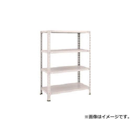 TRUSCO 軽さ棚開放的型 W875XD450XH1200 4段 43X14 (NG) [r20][s9-830] 収納・保管-その他