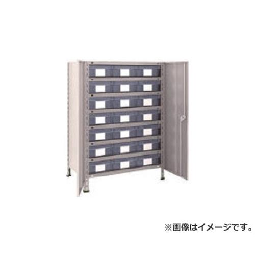 TRUSCO 軽さ棚扉付 875X533XH1200 脂引出透明 大X21 43XT808D7 (NG) [r21][s9-034]