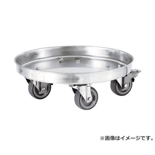 日東 貯蔵タンク持っていく用ステンレス鋼手押し車 SS天然ゴム車 当て嵌める大きさ30 KM30 [r20][s9-020]