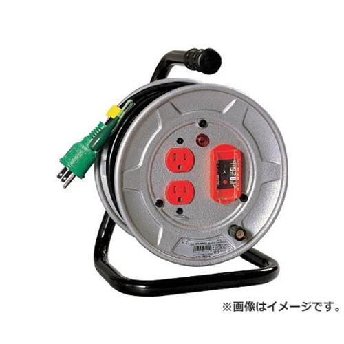 日動 電工ドラム 標準型100Vドラム アース過負荷漏電しゃ断器付 10m NSEK12 [r20][s9-030]｜ミナトワークス