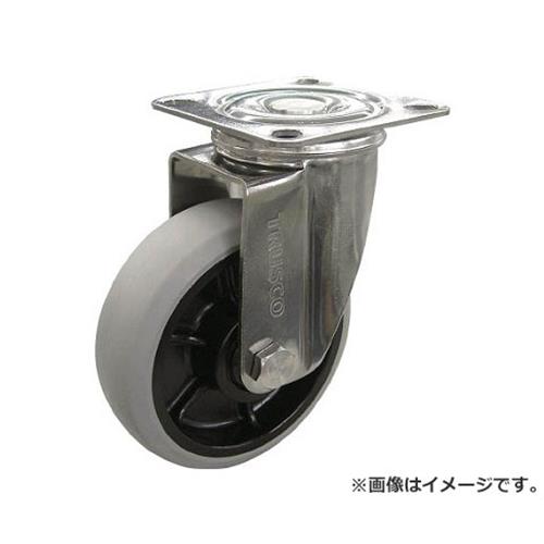 TRUSCO ナイロンホイールウレタンキャスター ステン金具 自在 Φ130 TYSGUJ130 [r20][s9-020]