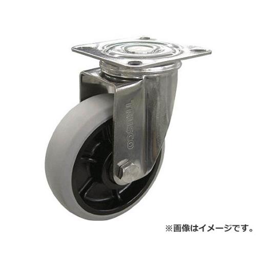 TRUSCO ナイロンホイールウレタンキャスター ステン金具 自在 Φ150 TYSGUJ150 [r20][s9-020]