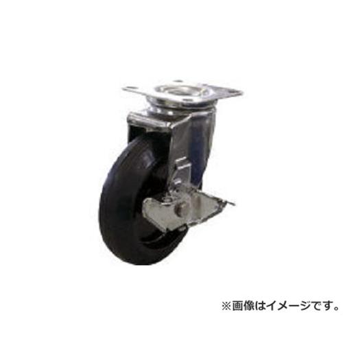 ユーエイ ステンレスキャスターシングルS付自在車 130径ナイロンホイルゴム拷問台 SUSNRJ130S [r20][s9-020]