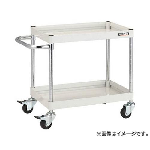 TRUSCO ファルコンワゴン600X400 ゴム車輪 W色 FAW662W [r20][s9-030]