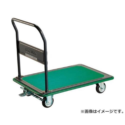 TRUSCO 固定ハンドルタイプ プレス製運搬車200KG ブレーキ付 116SEBN [r20][s9-030]｜ミナトワークス