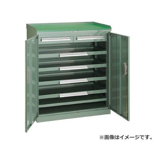TRUSCO スライド工具キャビネット 881X551 コボレ止め天板付 DX33 [DX-33][r22][s9-039]｜ミナトワークス 71,280円