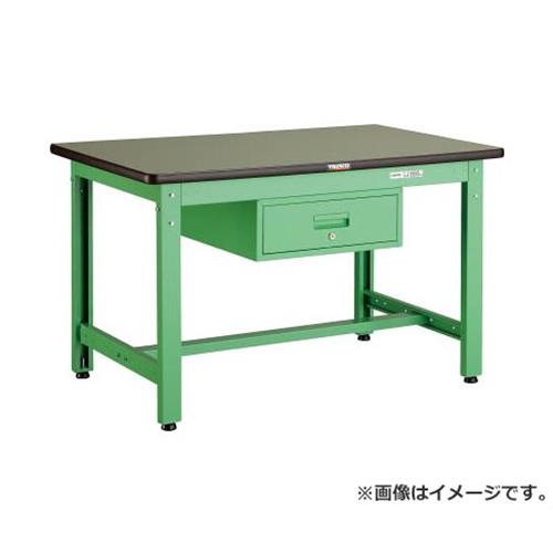 TRUSCO GWR型作業台 900X600XH740 1段引出付 YG色 GWR0960F1YG [r21][s9-039]｜ミナトワークス