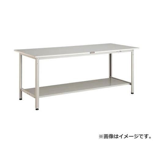 TRUSCO RAE型作業台 1800X900XH740 下棚2枚付 W色 RAE1809LT2W [r21][s9-039]｜ミナトワークス