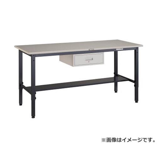 TRUSCO AWMS型高さ調節作業台 1800X750XH740 1段引出付 AWMS1875F1 [r21][s9-833]｜ミナトワークス
