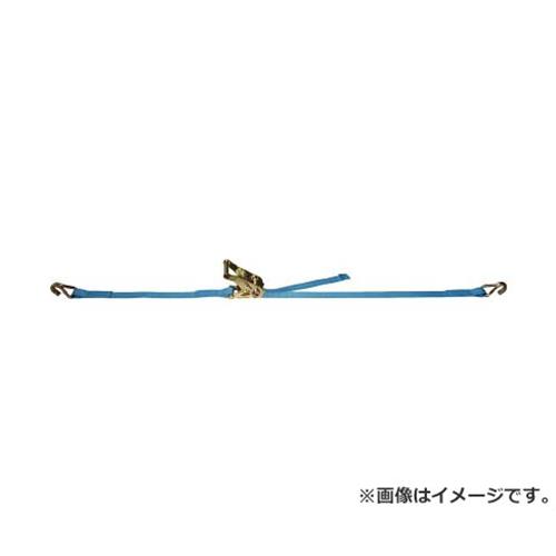 TESAC ラッシングベルト 胴締め荷締機ラチェットバックル式両端ナローフック付 R30KAD010AD050A [r20][s9-020] 花・ガーデン・DIY-DIY・工具