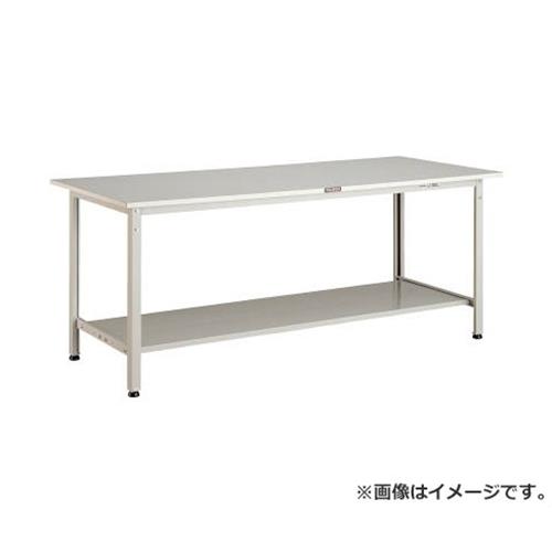 TRUSCO RAE型作業台 1800X750XH740 下棚2枚付 W色 RAE1800LT2W [r21][s9-039]