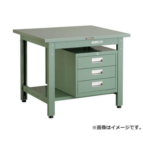 TRUSCO GWS型御役目台 900X750XH740 3段引出付 GWS0975D3 [r21][s9-039]