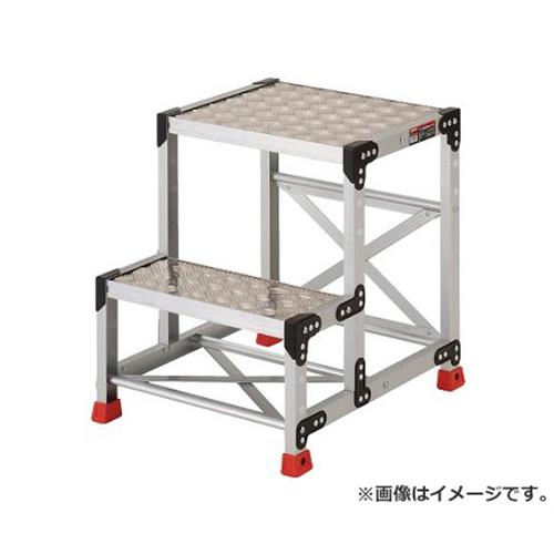 TRUSCO 御役目用踏台 軽銀製・縞板印字機 天板大きさ500X400XH600 TSFC256 [r20][s9-032]