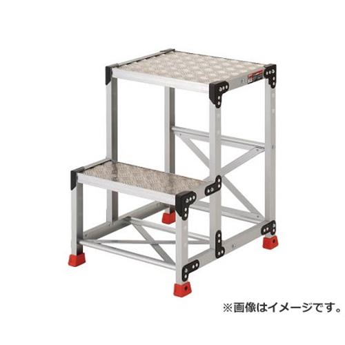 TRUSCO 御役目用踏台 軽銀製・縞板印字機 天板大きさ500X400XH700 TSFC257 [r20][s9-032]