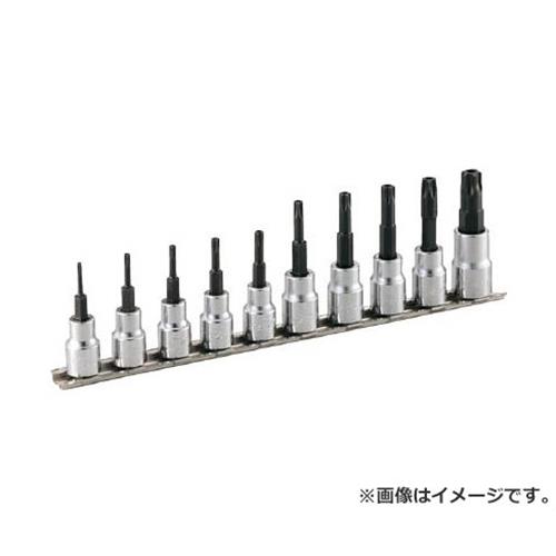 TONE トルクスソケットセット(いじり押しとどめる手あい保持者付) 10pcs HTX310H [r20][s9-830]