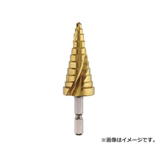 TOP 電動ドリル用六角シャンクスパイラルステップドリル ゴールドタイプ ESD422SG [r20][s9-830]｜ミナトワークス