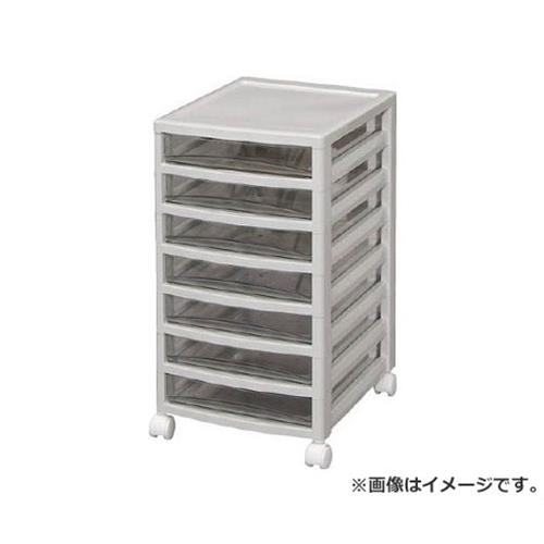 楽天市場】オフィスチェスト 浅型7段 OCE-S700R ライトグレー アイリス