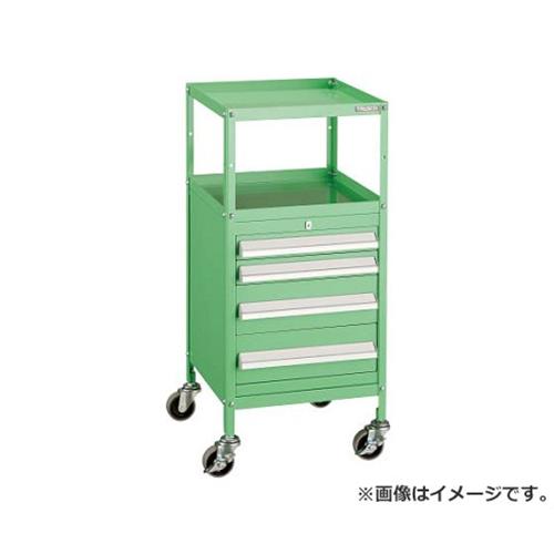 TRUSCO ミニキャビネットワゴン400X440X880LVR-422付 YG MCW422YG [MCW-422YG][r22][s9-039]｜ミナトワークス