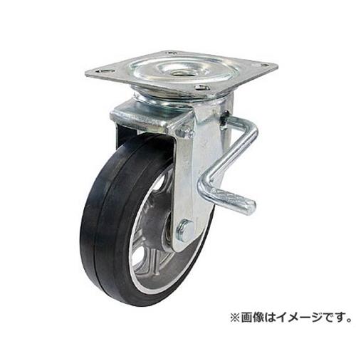 ユーエイ 新型押し付けるキャスター右S付自在車 200径アルミホイル天然ゴム拷問台 PMS200AWLBR [r20][s9-020]