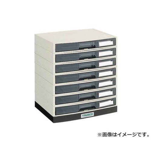 TRUSCO αレターケース A4・積み重ねタイプ 横浅型7段 LA4S7S [r20][s9-830]｜ミナトワークス