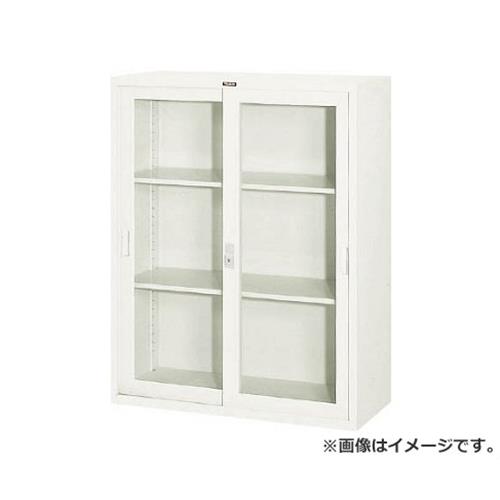 TRUSCO スタンダード書庫(A4判D400)ガラス引違W880XH1110 FJG40G11 [r21][s9-032]｜ミナトワークス