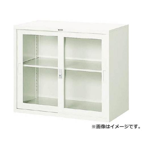 TRUSCO スタンダード書庫(A4判D515)ガラス引違W880XH750 FJG52G7 [r21][s9-032]｜ミナトワークス