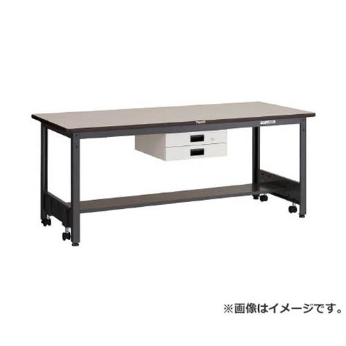 TRUSCO CFWR型作業台 1800X750XH740 薄型2段引出付 CFWR1875UDK2 [r21][s9-039]｜ミナトワークス