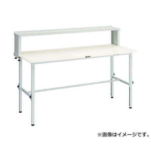 TRUSCO AEM型高さ調節作業台 1800X900 上棚付 W色 AEM1809YURBW [r21][s9-032]｜ミナトワークス