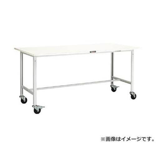 TRUSCO RAE型御役目台 1800X750 Φ100キャスター付 W色 RAE1800C100W [r21][s9-039]