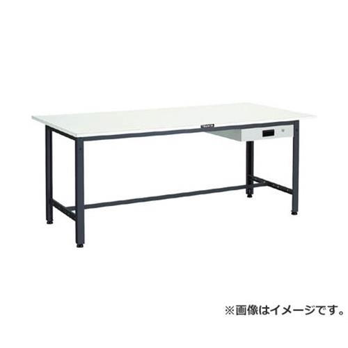 TRUSCO LEWP型作業台 1800X750XH740 薄型1段引出付 LEWP1800UDK1 [r21][s9-039]｜ミナトワークス