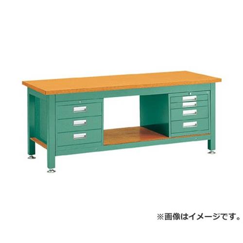 TRUSCO STW型御役目台 1800X750XH740 3段・4段引出付 STW1800D3D4 [r21][s9-039]