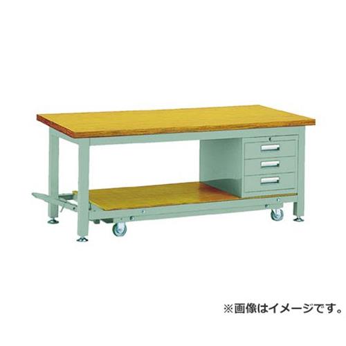 TRUSCO STWC型御役目台 1800X900XH740 3段引出付 STWC1809D3 [r21][s9-039]