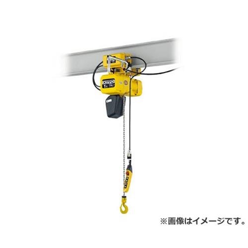 KITO 2ｔ電動トロリ付電動チェーンブロック ER020M 200V 2t 10m 電動トロリ付<br>電動チェーンブロック(ESM)｜建設機械