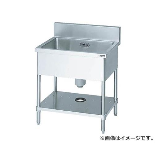 マルゼン 一槽シンク450×450×800(導管付) BSI044 [r21][s9-032] 安全・保護用品-花・ガーデン・DIY