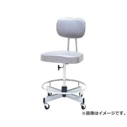ノーリツ 製図用チェア ビニールレザー グレー T17 [r20][s9-030]｜ミナトワークス