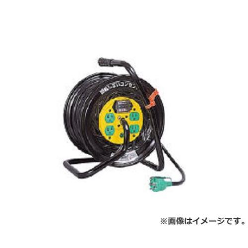 日動 電工ドラム マジックリール 100V アース漏電しゃ断器付 30m ZEB34 [r20][s9-031]