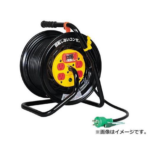日動 電工ドラム マジックリール 100V アース過負荷漏電しゃ断器付 30m ZEK34 [r20][s9-031]