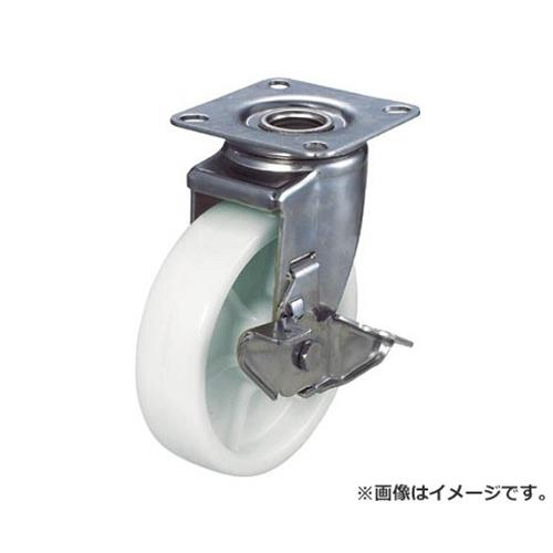 TRUSCO ナイロンキャスター ステンレス鋼金具 自在ストッパー付 Φ130 TYSNJ130S [r20][s9-020]