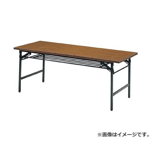 TRUSCO 折りたたみ会議テーブル 1200X600XH700 チーク 1260 [r20][s9-031]｜ミナトワークス