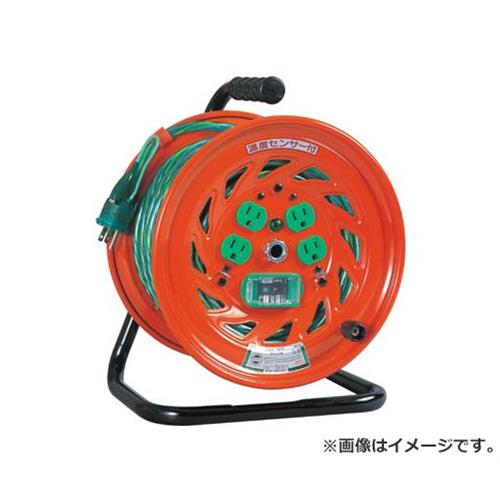 日動 風変わり役立つこと付電気工膜鳴楽器 アースチェックリール 地びた短絡しゃ断器付 30m GNFEB34 [r20][s9-030]