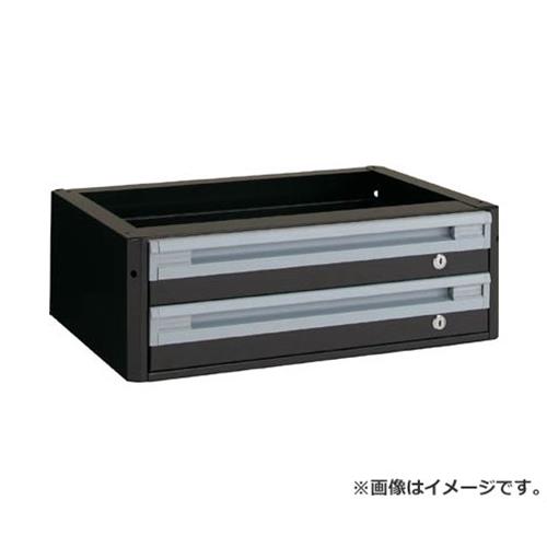 TRUSCO カスタムワゴン用引出 浅型2段 ブラック TACEKSBK [r20][s9-031]