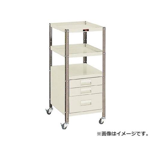 TRUSCO V型手道具手押し車 350X420XH798 3段引出付 VS2 [r20][s9-032]