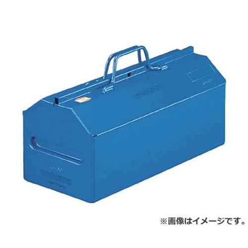 TRUSCO 山型中皿付手道具箱 533X201X261 青色 L530B [r20][s9-020]