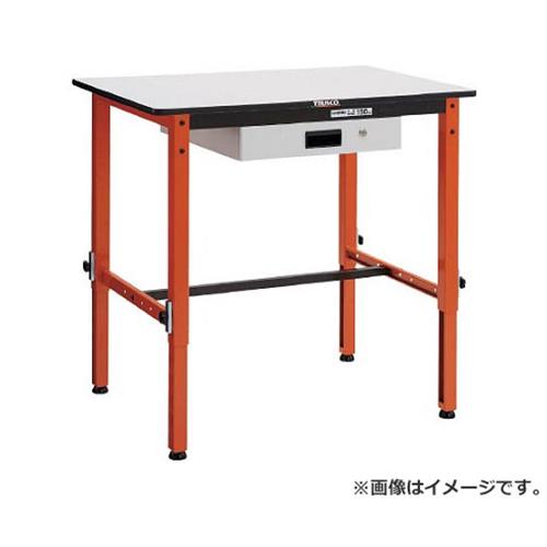 TRUSCO 高さ調整式作業台 TFAEM型 薄型1段引出付 900X600 TFAEM0960UDK1 [r21][s9-032]