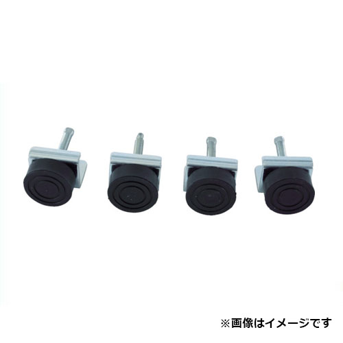 TRUSCO アルミ作業用踏台アジャスター 4個1セット TSFAJ [r20][s9-830]｜ミナトワークス 10,015円
