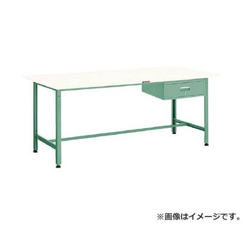 TRUSCO RAE型作業台 1800X900XH740 1段引出付 DG色 RAE1809F1DG [r21][s9-039]
