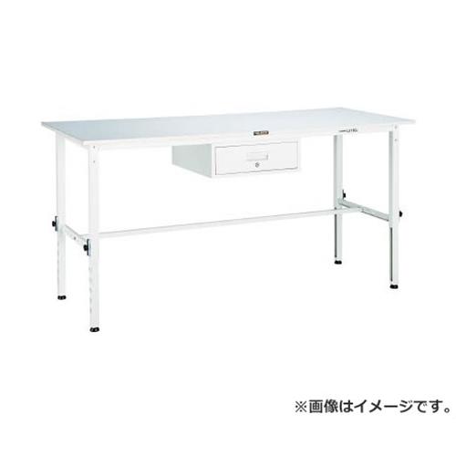 TRUSCO AEM型高さ調整作業台 900X600 1段引出付 W色 AEM0960F1W [r21][s9-032]