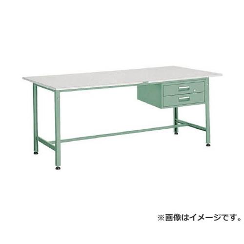 TRUSCO AE型作業台 1800X750XH740 2段引出付 AE1800F2 [r21][s9-039]｜ミナトワークス