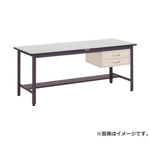 TRUSCO AEWP型作業台 900X600XH740 2段引出付 AEWP0960F2 [r21][s9-039]