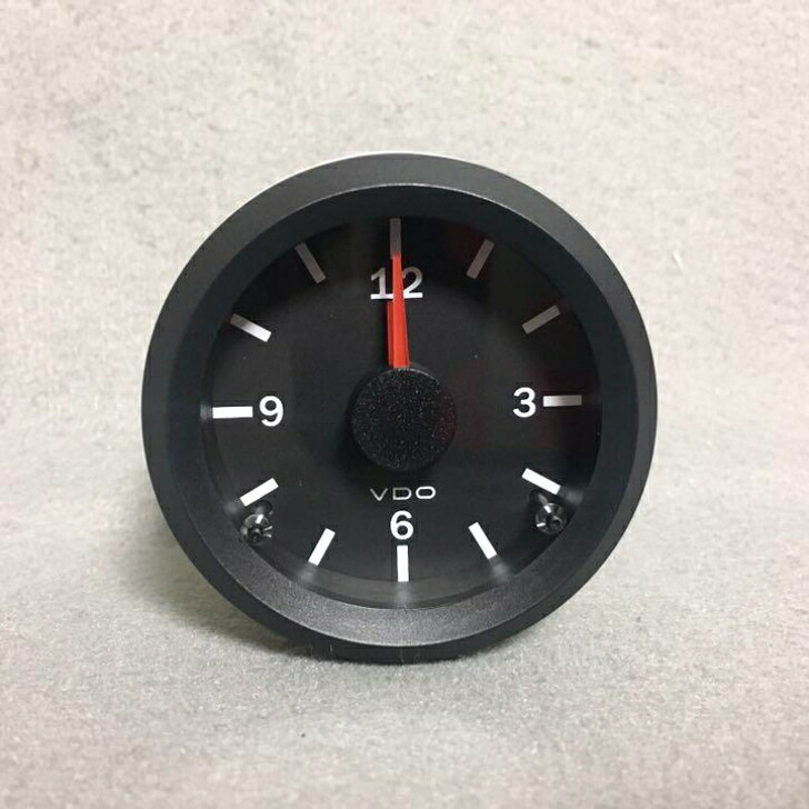 VDO 時計 52mm 12/24v対応 バックライト付き 送料無料VDO001